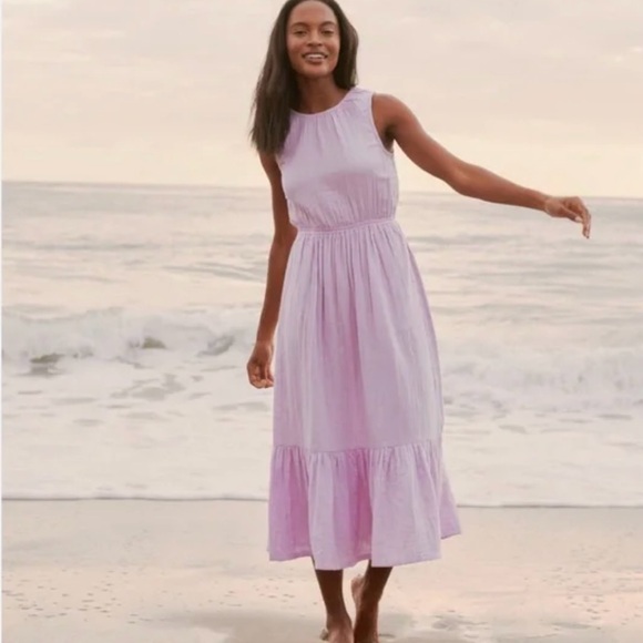 Pact Dresses & Skirts - Pact Light Purple Sleeveless Midi Dress